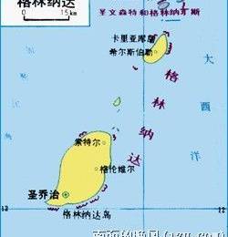 格林纳达地理位置示意图,格林纳达地图高清中文版