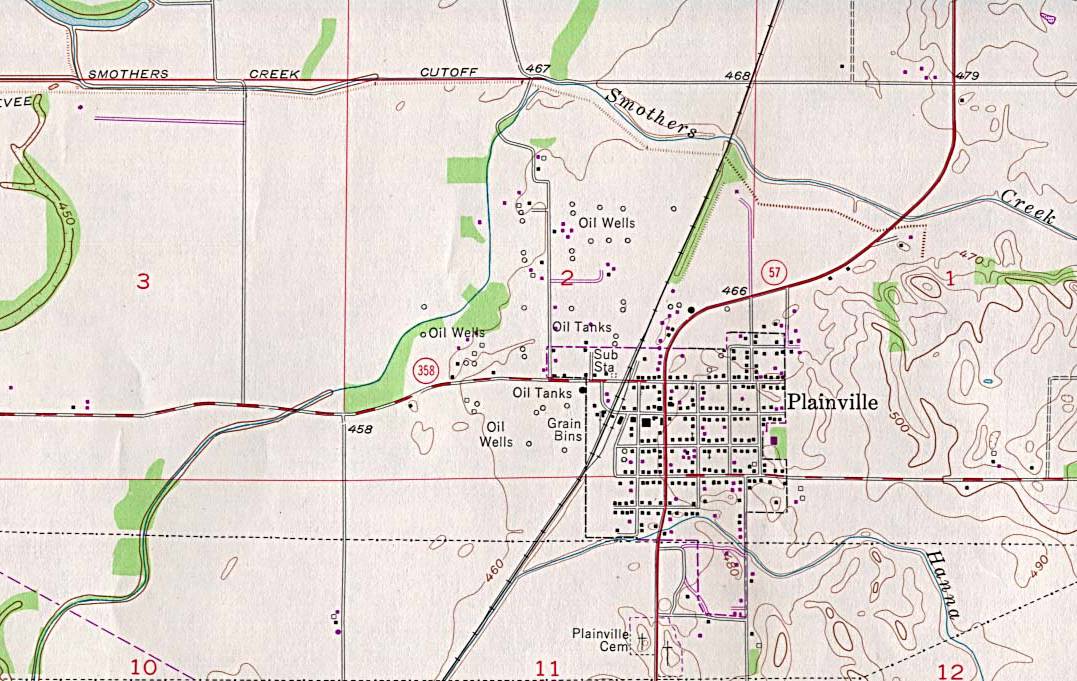 印地安那州-plainville地图