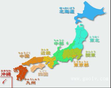 日本地图高清可放大