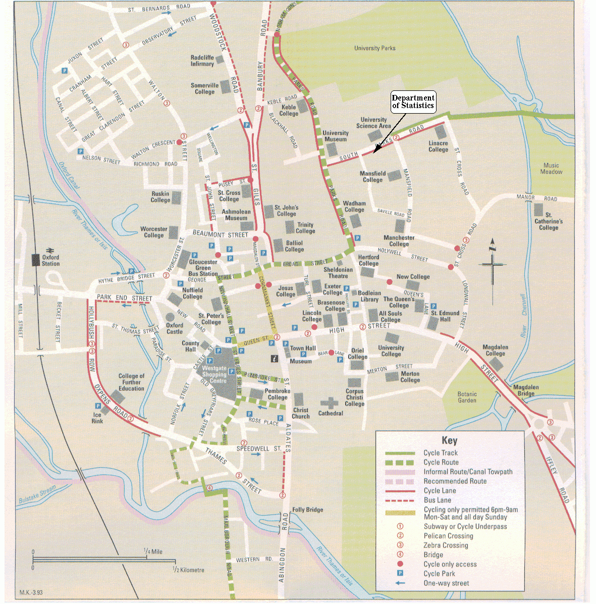 英国牛津地图高清图片