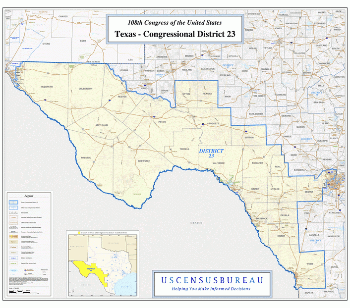 德克萨斯州(texas)行政区划图
